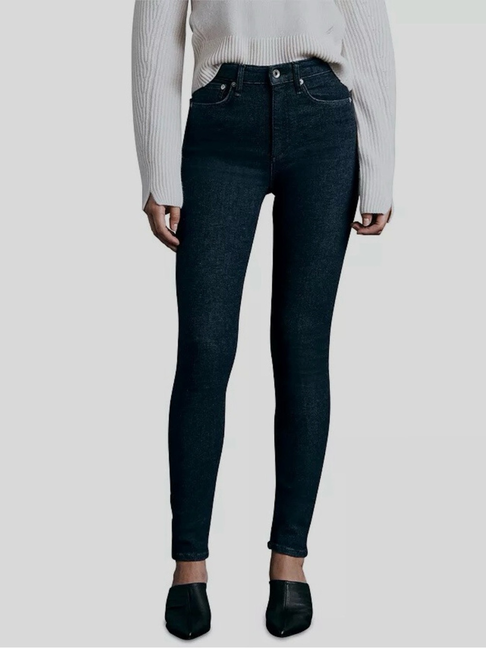 rag & bone Bright Rinse Nina High-Rise Skinny Jeans